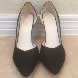 Black Cute Pointy Heels//Size.8